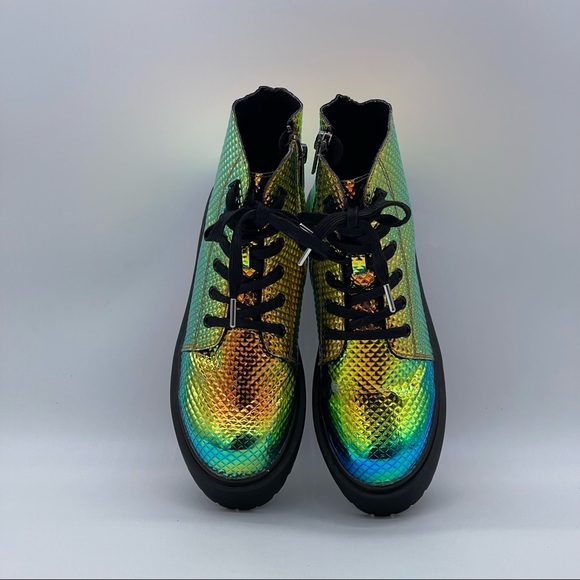 YRU Slayr Reflective Platform Boots. - Picture 3 of 13